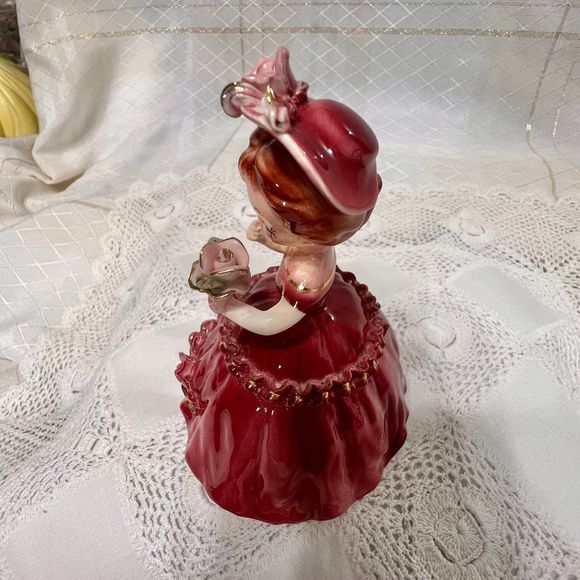 Vintage Arnart Cherchez La Femme 7616 Figurine, Vintage 1950s Ceramic Figurine, - Picture 3 of 10